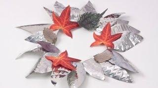 How to Make an Embossing Foil Wreath | Zart Art