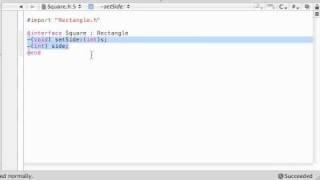 Objective C Programming Tutorial - 33 - Making steve the Square