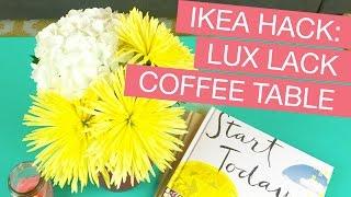 Ikea Hack: Lux Lack Coffee Table DIY | parejeda