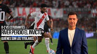 RIVER PERDIÓ EL INVICTO | 0-2 VS ESTUDIANTES
