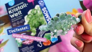 TiniTestet: Kristalle züchten von Kosmos!  Teil2 + Orbeez Experiment! 