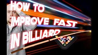 TIPS ON HOW TO IMPROVE  FAST IN BILLIARDS #billiards #cuesport #pool#trickshot #snooker