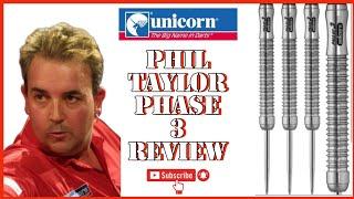 Unicorn Phil Taylor Phase 3 Review #darts #180 #tungsten #pdctv #dartsport #dartsb#philtaylor