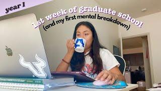 My First Week of Grad School - SLP Vlog 1