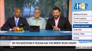 Dangerous Rush Hour in Russia - Idiot Fires Machine Gun in Traffic - Highly Questionable - ESPN