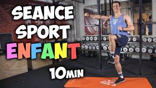 Séance de sport pour enfants en 10min ! (à la maison)