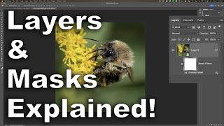 Photoshop Layers & Masks EXPLAINED!