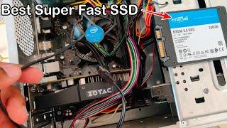 Crucial BX500 240GB SSD How To Install SSD in PC Speed Up Your Old Computer With A SSD Review