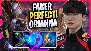 FAKER PERFECT GAME WITH ORIANNA! - T1 Faker Plays Orianna MID vs Tristana! | Season 2024