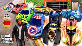 Shinchan and Franklin Collecting Avengers Car's in GTA 5