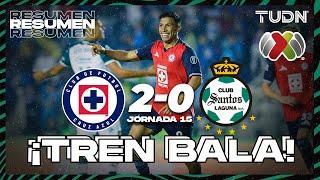 HIGHLIGHTS | Cruz Azul 2-0 Santos | Liga Mx -AP2024 - J15 | TUDN