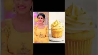 Shivangi Joshi  Cupcakes in same colour comparison   | Part - 1|  #yrrkh #shivangijoshi #shorts