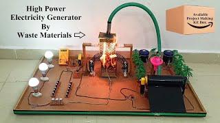 Inspire Award Project | How to Generate Electricity by Trash , Plastic , Non-biodegradable Waste
