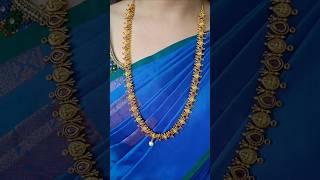 Kushal's Fashion jewellery Beautiful Lakshmi design Antique long Necklace #longnecklacedesign