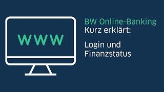 BW Online-Banking: Login und Finanzstatus