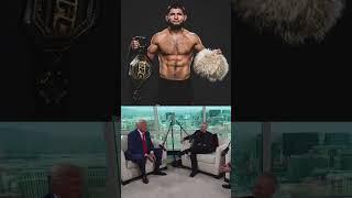 Donald Trump talks Khabib Nurmagomedov. #shorts