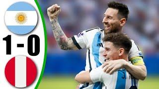 Argentina vs Peru 1-0 | Highlights & All goals Today - Argentina Peru