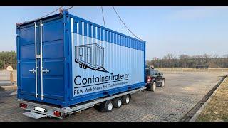 ContainerTrailer.at - PKW Anhänger für Containertransport. Containertransport mit PKW.