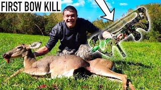 Killing a Deer with my Bow for the First Time!