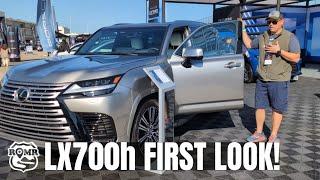 2025 Lexus LX700h Unveiled in USA! Hands On First Look at Electricity Expo Austin