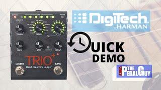 ThePedalGuy Presents the Digitech Trio Plus Looper and Band Creator Pedal Quick Start