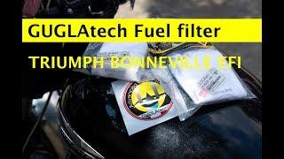 GUGLAtech Fuel filter - Installation Triumph Bonneville EFI