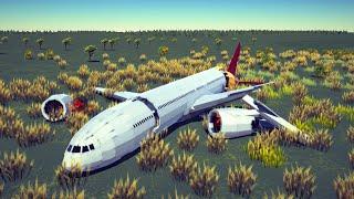 Realistic Fictional Airplane Crashes and Emergency Landings #4 | Besiege