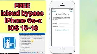 FREE icloud bypass iphone 7 iOS 15.8.2 (Windows)