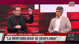 Según Diego Giacomini, "LA RENTABILIDAD SE DESPLOMA"