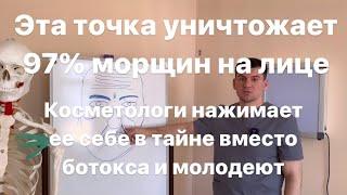 Вечно молодые косметологи в тайне нажимают эту точку и омолаживаются. Уничтожение морщин на лице