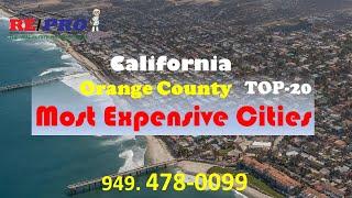 Top-20 Most Expensive Cities in OC #Orange #LagunaWoods #라구나우즈 #실버타운 #은퇴 #paradise #orange #senior