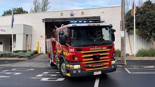 FRV | Pumper 18 Turning out Code 1 to Vehicle Accident in Canterbury