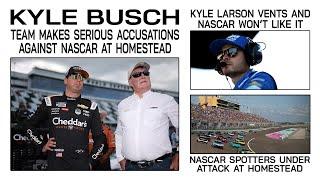 Kyle Busch Crew Makes Serious Accusations Against NASCAR | Kyle Larson Vents & NASCAR Won't Like It