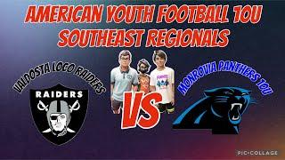 Monrovia Panthers vs Loco Raiders | American Youth Football Southeast Regionals