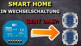 Universal DIMMER in Wechselschaltung nachrüsten GEHT DAS? Smart Home Eltako IP62 EUD62NPN. Anleitung