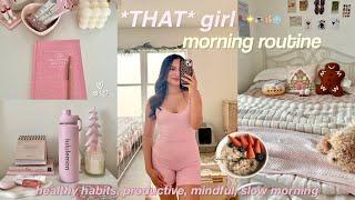 *THAT GIRL* 7am morning routine 2024🩰️ productive, cozy, aesthetic