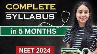 How to Complete NEET 2024 Syllabus in 5 Months #neet #neet2024 #motivation