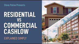 Commercial Property Investing - Residential vs Commercial Cashflow - Explained Simply