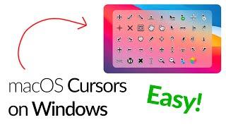 Get Mac OS Mouse Cursors on Windows 11! (and Windows 10 too)