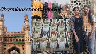 charminar street shopping ️/cheapest items/family#charminar #family #trip ##vlog