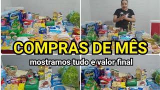 COMPRA DO MÊS COMPLETA NO ATACADAO DE MOGI DAS CRUZES-SP/ QUANTOS GASTAMOS