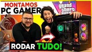 Montamos um PC GAMER completo para GTA V, GTA RP e GTA 6 no Lançamento Mancer CV700 ft. Skorpion