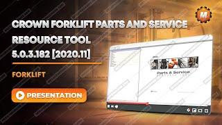 Testing New CROWN FORKLIFT PARTS AND SERVICE RESOURCE TOOL 5.0.3.182 [2020.11]