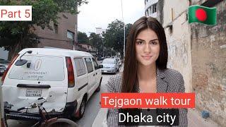 Walking in Dhaka City | Tejgaon Dhaka | Part 5 | VIRTUAL WALKER IA