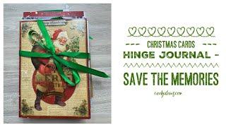 Christmas Cards Hinge Journal - Save the Memories