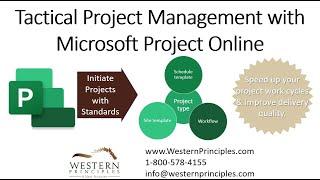 Create a project with standards to drive success with Microsoft Project (Tactical Project Management