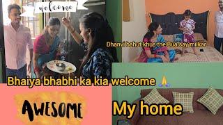Nando ko lekar bhabhi kya boli  and kaise kia humney welcome 