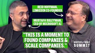 Now is the time to go "all in" on AI (Microsoft AI's Mustafa Suleyman & Reid Hoffman) | Summit 2024