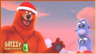 Santa Klaus and Christmas Magic | Grizzy & the lemmings | 25' Compilation |  Cartoon for Kids |