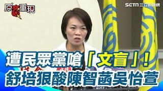 【#原音重現】公開裁定書遭嗆文盲！簡舒培怒回：民眾黨傻到連國字都看不懂　狠酸陳智菡吳怡萱「毫無水準」：是人都不該跟他們計較｜三立新聞網 SETN.com